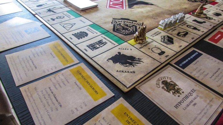 Monopoly Harry Potter Diy Français Plateau De Jeu  Etsy intérieur Carte Monopoly Imprimer