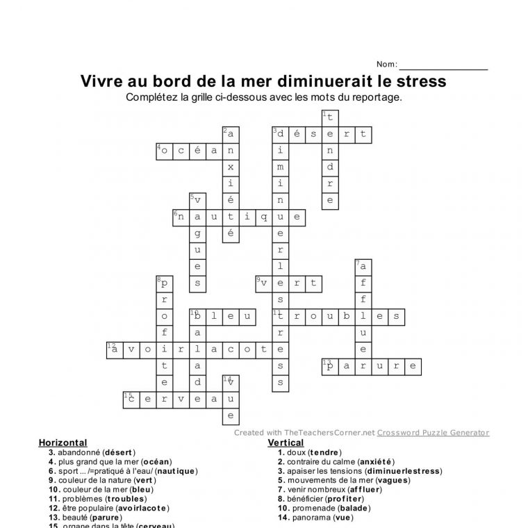 Mots Croisés Clé.pdf  Docdroid concernant Les Mots Croises