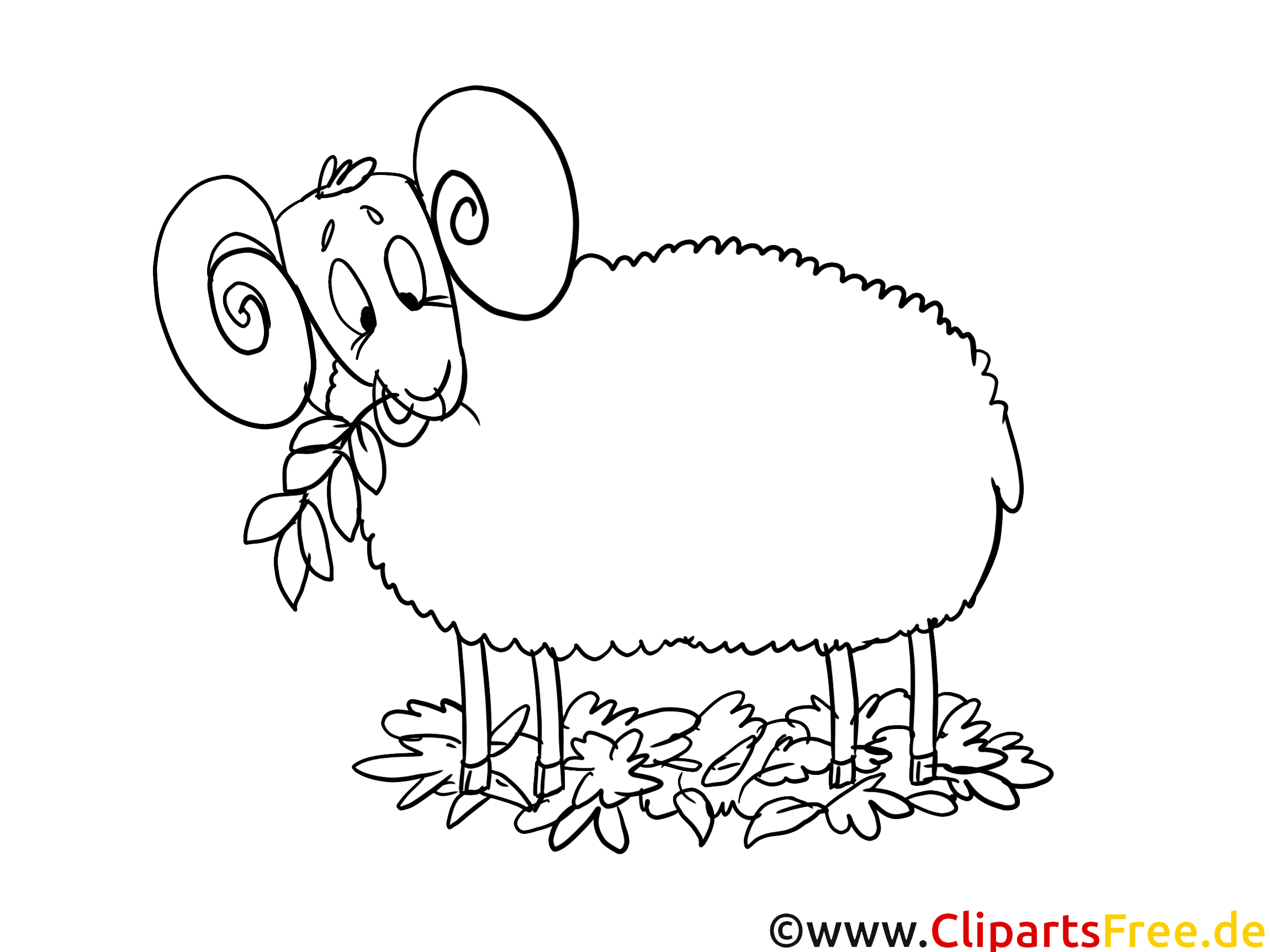 Mouton Image Gratuite - Campagne À Imprimer - Ferme destiné Coloriage Mouton 