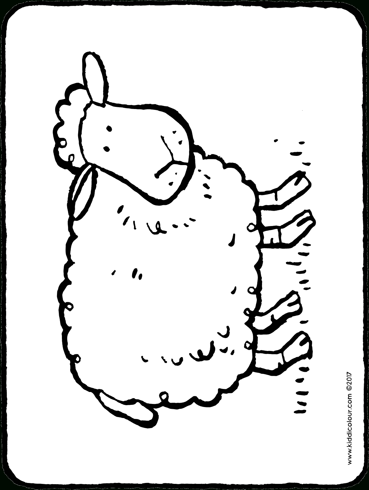Mouton - Kiddicolour destiné Dessin Mouton 