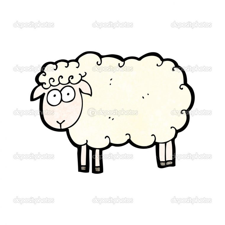 Moutons De Dessin Animé — Image Vectorielle encequiconcerne Dessin De Mouton