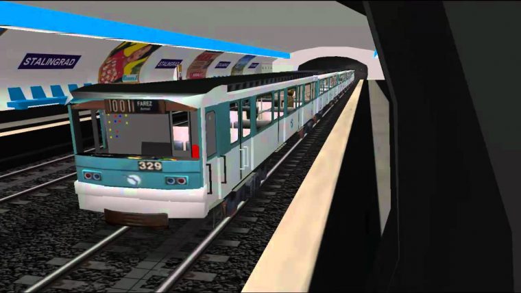 Msts Metro Parisien – Ligne 5 – Eglise De Pantin – Place D dedans Jeu Train En Ligne