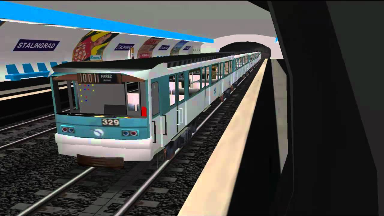 Msts Metro Parisien - Ligne 5 - Eglise De Pantin - Place D dedans Jeu Train En Ligne 