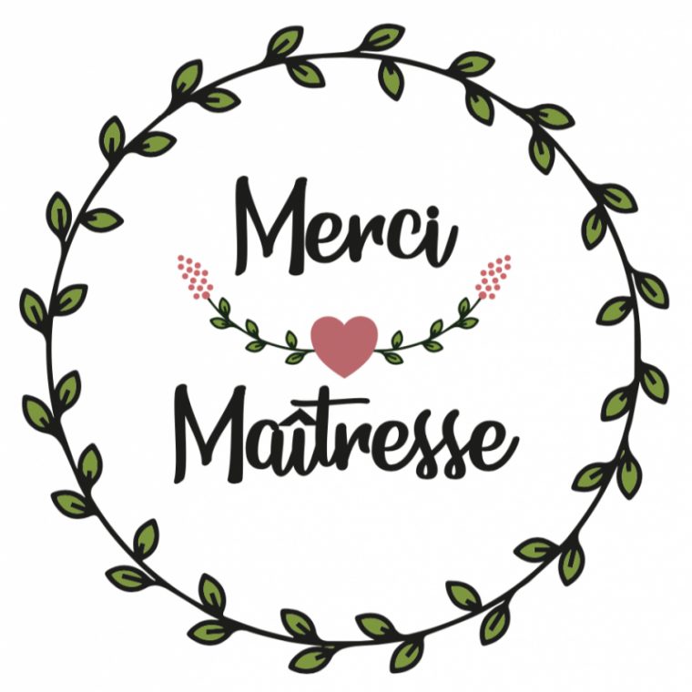 Mug Blanc Imprimé "Merci Maîtresse" serapportantà Dessin De Maitresse