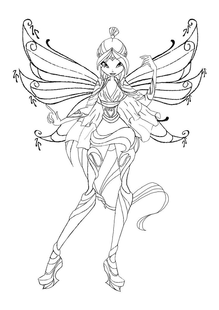 Musa Bloomix  Coloriage Winx, Coloriage Pokemon, Coloriage avec Tout Les Dessin A Imprimer 