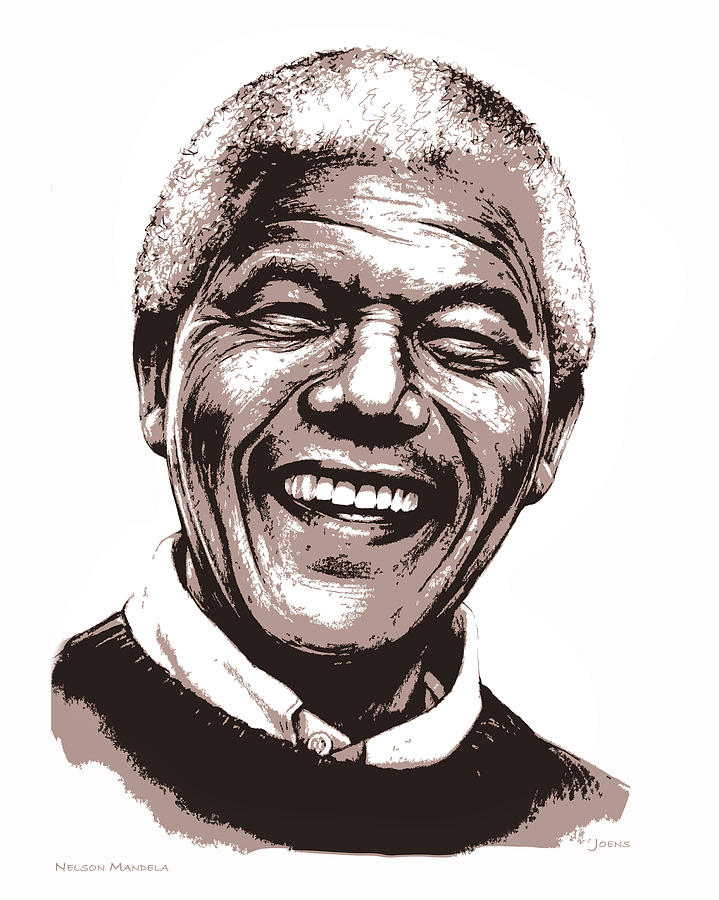Nelson Mandela Drawing At Getdrawings  Free Download encequiconcerne Mandela Dessin