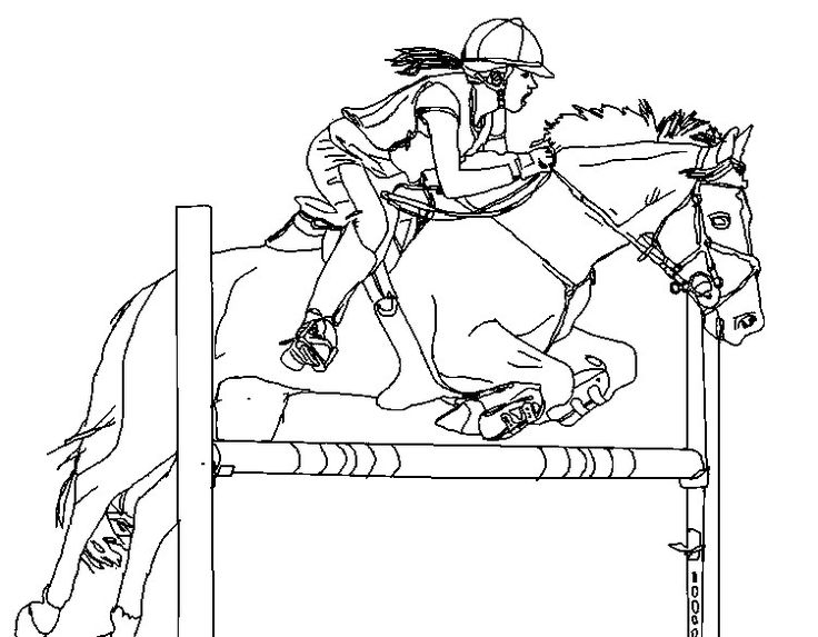 New 16 Coloriage Cheval Saut D&amp;#039;Impediment  Coloriage concernant Dessin A Colorier Cheval 