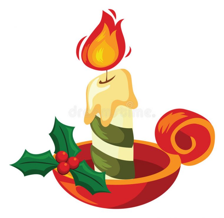 Noël De Bougie Illustration De Vecteur. Illustration Du intérieur Dessin Bougie Noël De Bougie Illustration De Vecteur. Illustration Du intérieur Dessin Bougie