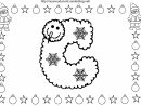 Noël L'Alphabet À Colorier  Alphabet, Character, Snoopy pour Alphabet À Colorier