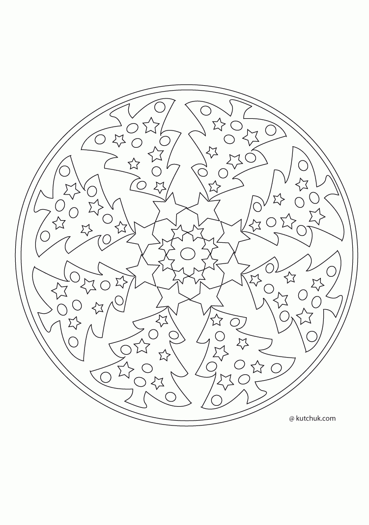 Noelsapins.gif 751×1,066 Pixels  Mandala Noel, Coloriage avec Mandala De Foot A Imprimer 