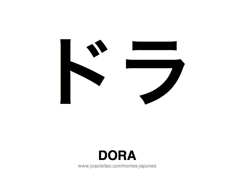 Nome Dora Escrito Em Japonês tout Video Dora En Arabe 