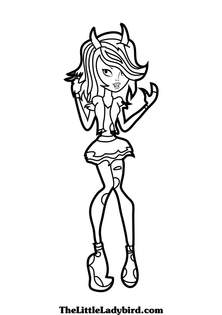 Nos Jeux De Coloriage Monster High À Imprimer Gratuit pour Coloriage De Monster High À Imprimer Gratuit