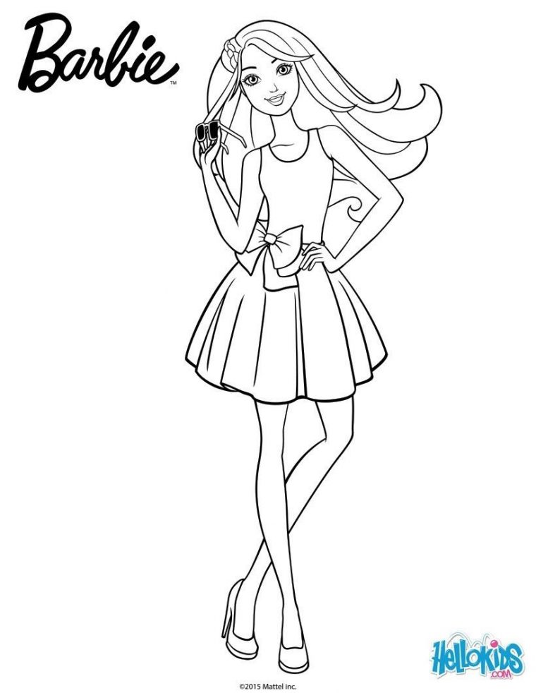 Nouveau Coloriage Surf A Imprimer  Haut Coloriage Hd avec Coloriage À Imprimer Gratuit Barbie