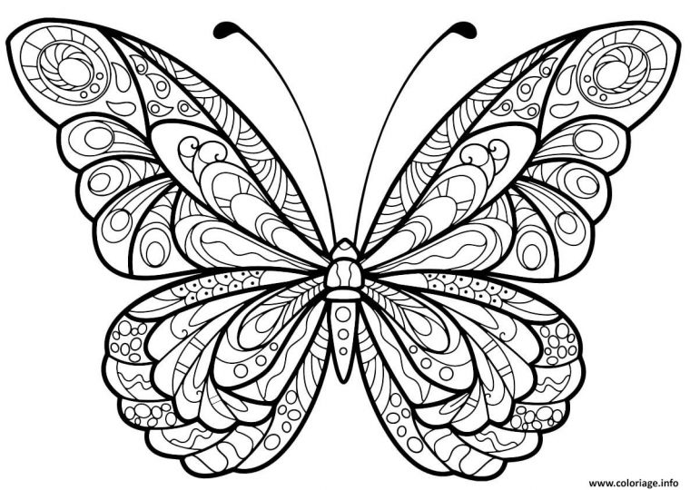 Nouveau Pour Dessin Papillon A Imprimer Gratuit – Random pour Papillon Dessin A Colorier