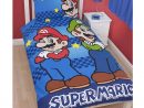 Official Nintendo Super Mario Bedding - Duvet Cover Set pour Couette Mario Bros