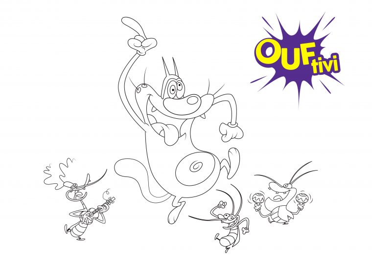 Oggy Et Les Cafards – Ouftivi tout Oggy Et Les Cafards Dessin Animé