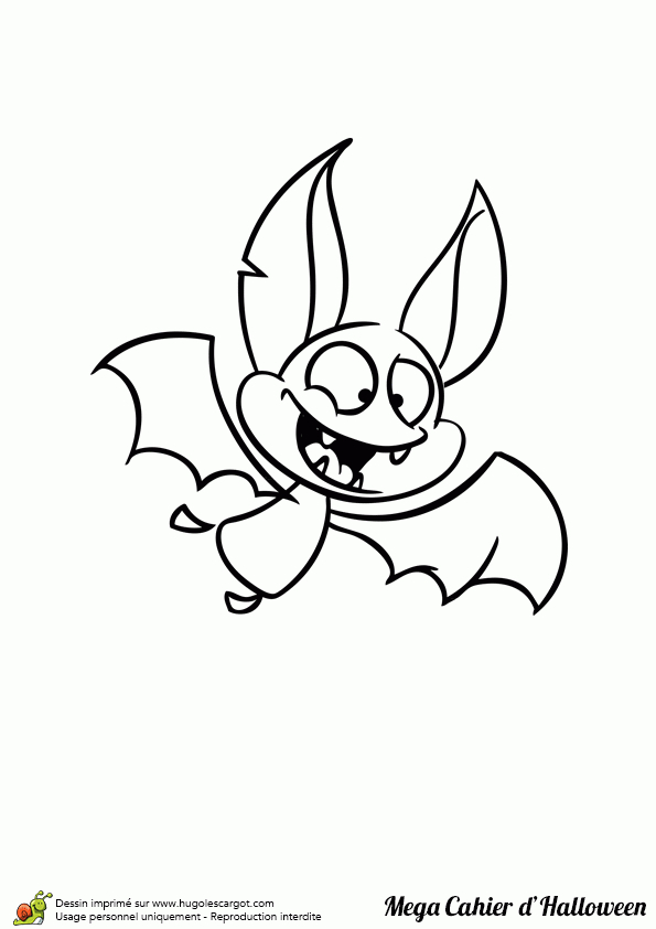 , Page 67 Sur 76 Sur Hugolescargot  Coloriage Chauve tout Dessin Halloween Chauve Souris 