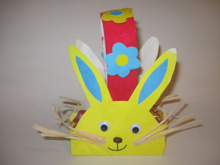 Panier De Pâques Lapin, Assistante Maternelle, La Farandole à Bricolage Hugo L Escargot