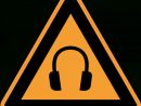 Panneau Danger Port Du Casque Anti-Bruit Obligatoire intérieur Bruit Animaux Gratuit