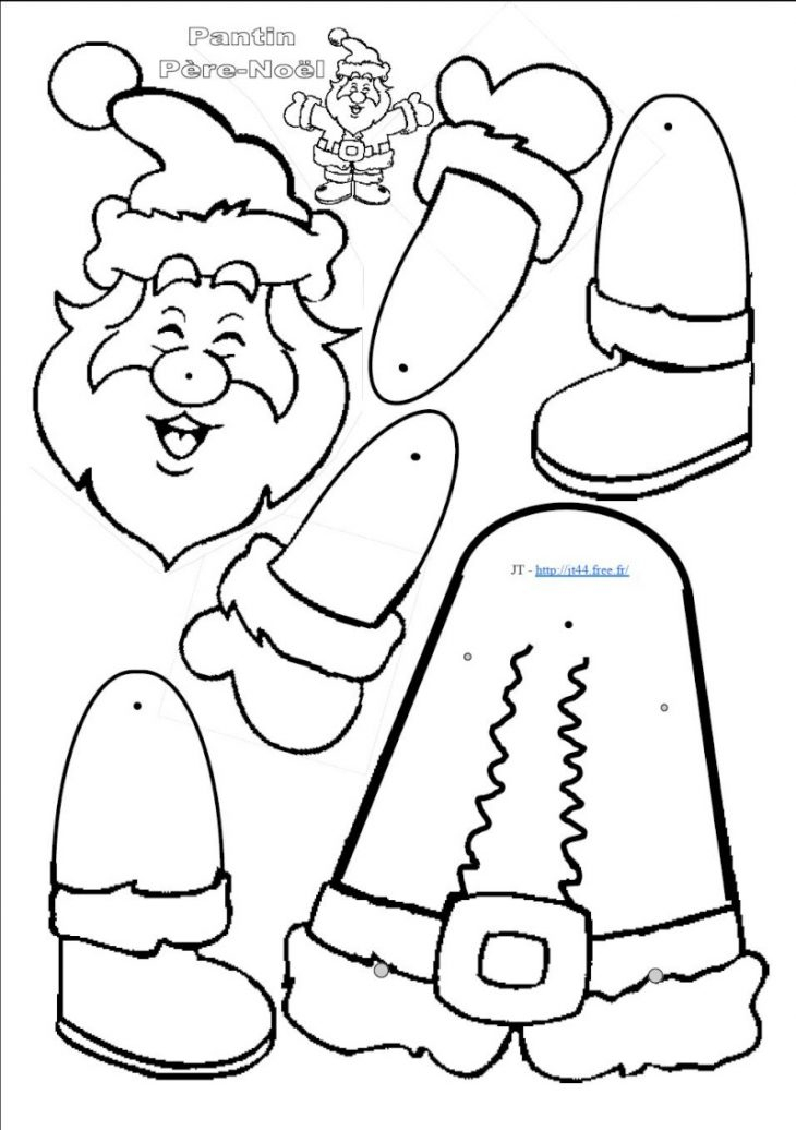 Pantin Père Noël Intérieur Dessin Pantin  Primanyc concernant Arlequin Pantin Articulã© A Imprimer 