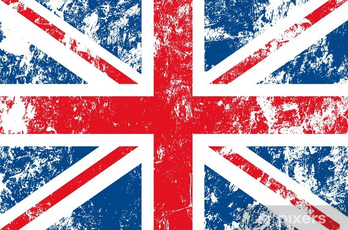 Papier Peint Drapeau Anglais Usé • Pixers® - Nous Vivons à Drapeaux Englais 