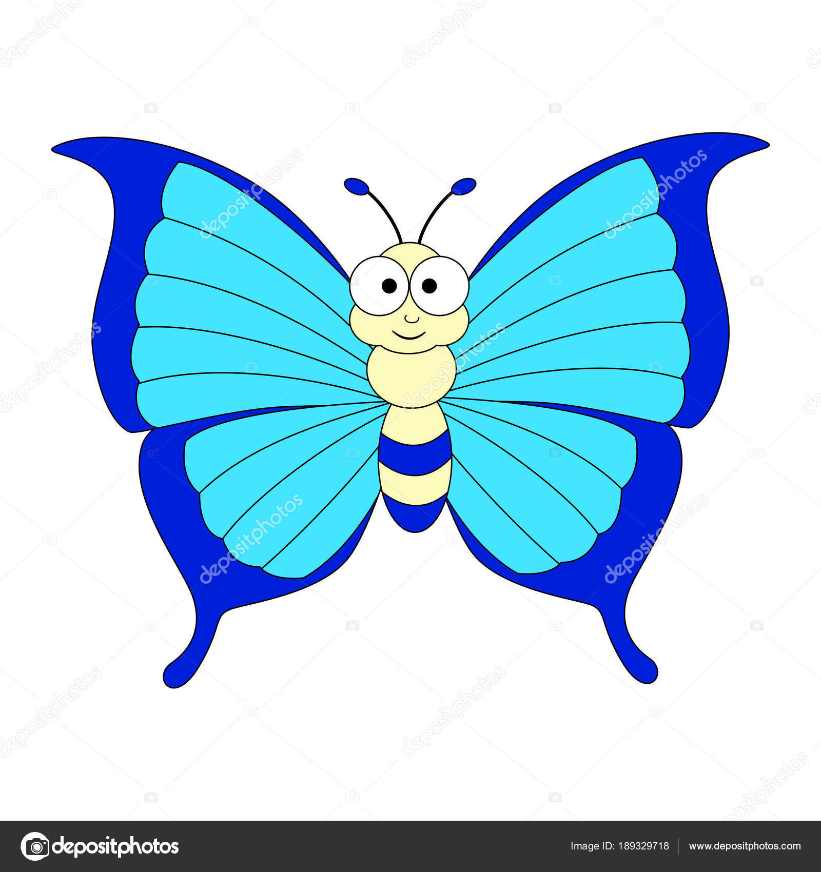 Papillon À L'Arrière-Plan — Image Vectorielle Budolga pour Papillon Image Dessin