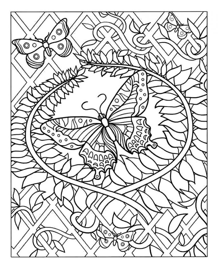 Papillon – Coloriage Adulte – Coloriages Pour Enfants tout Papillon Coloriage