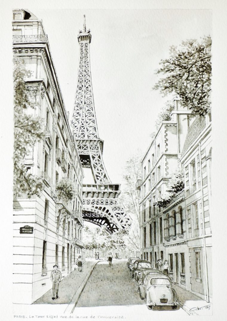 Paris Tour Eiffel Dessin Facile : Pourquoi Pas En Français destiné Tour Eiffel Dessin