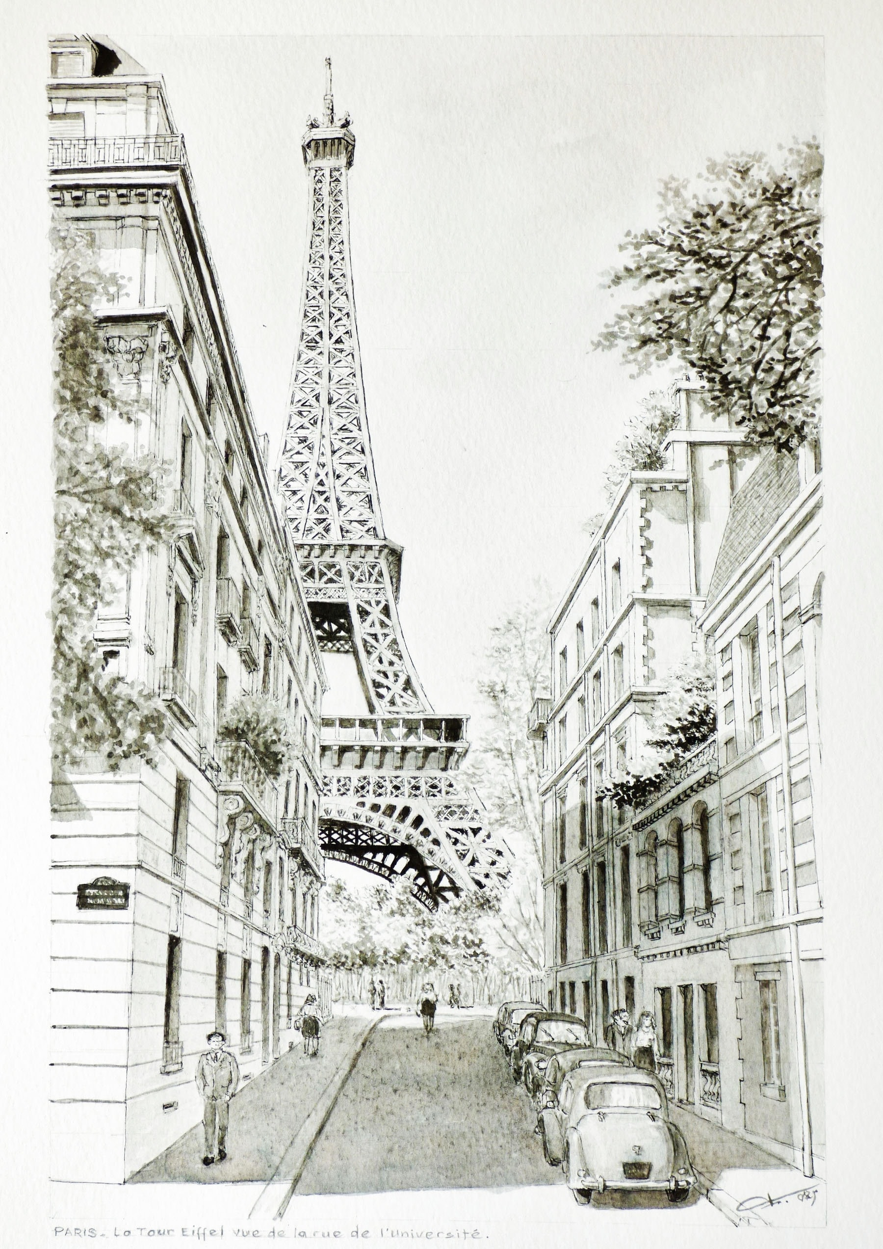 Paris Tour Eiffel Dessin Facile : Pourquoi Pas En Français destiné Tour Eiffel Dessin 