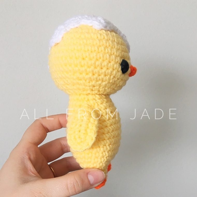 Patron Au Crochet : Charlie Le Poussin Disponible En pour Poussin Anglais