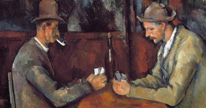 Paul Cézanne, I Giocatori Di Carte, 1890 - Il Sole 24 Ore pour Carte Illinois 