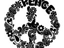 Pegatinas Paredes Peace And Love à Dessin Peace And Love