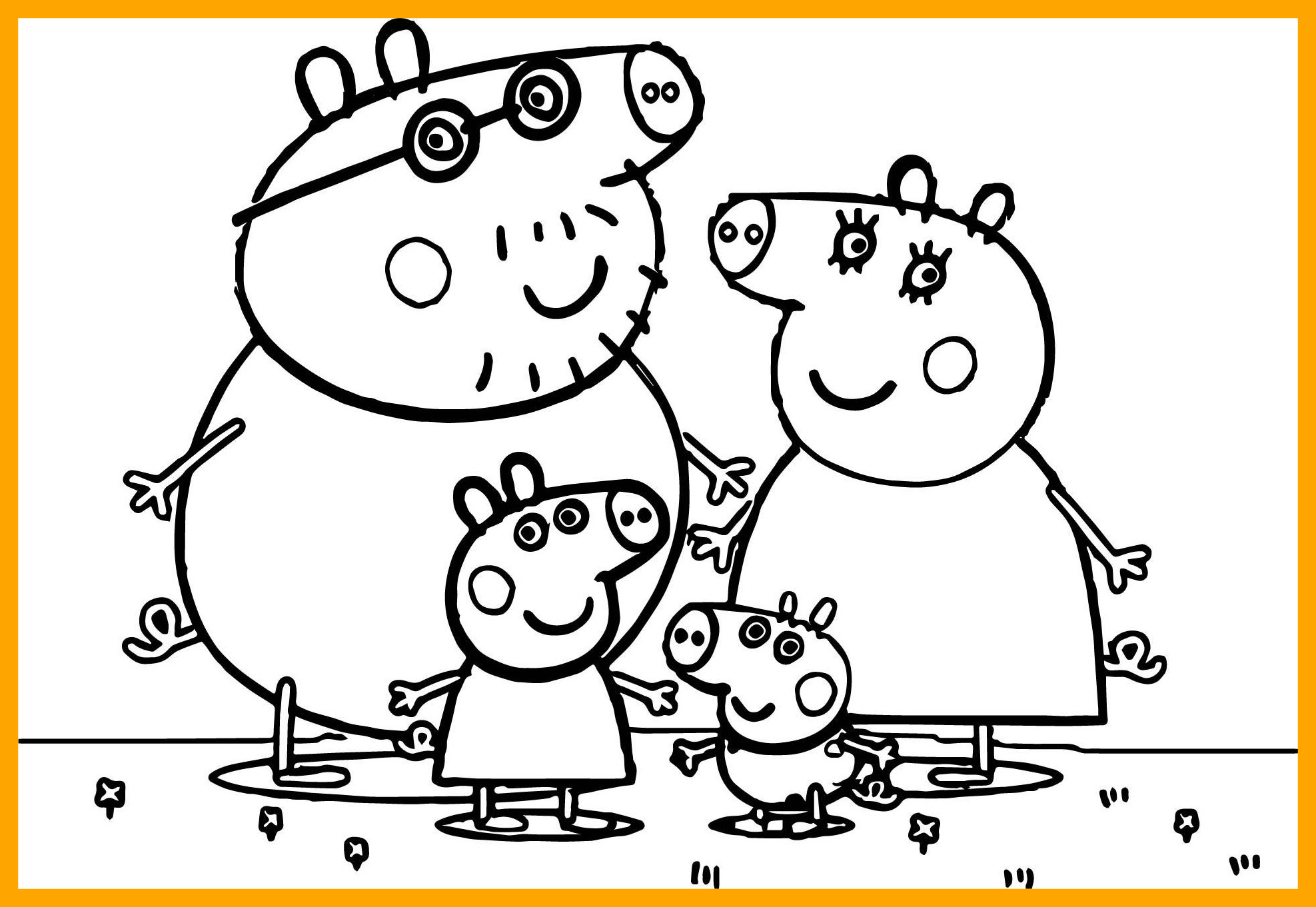 Peppa Pig Drawing At Getdrawings  Free Download tout Coloriages Peppa Pig