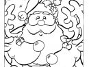 Père Noël &amp; Rennes - Coloriage Père Noël - Coloriages Pour avec Coloriage Du Pere Noel