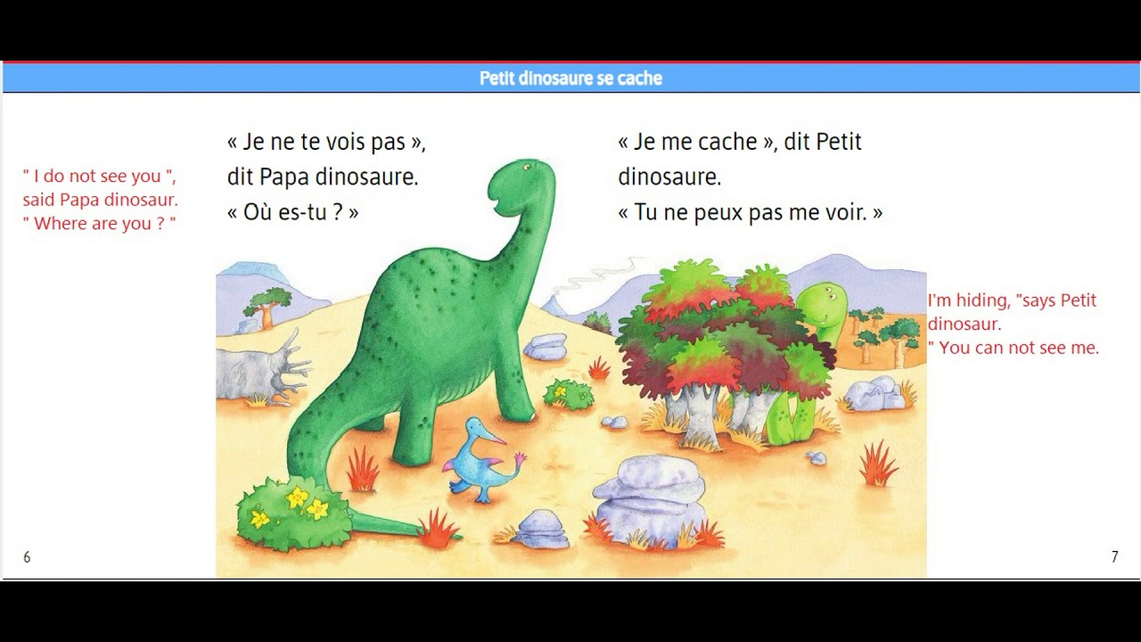 Petit Dinosaure Se Cache- Small Dinosaur Hides - encequiconcerne Petit Dinosaure