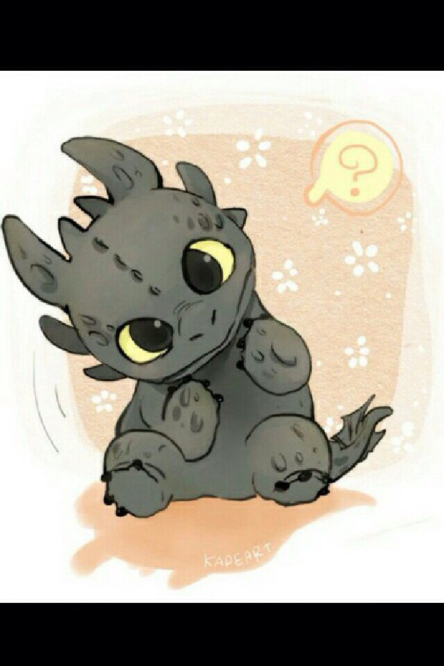 Petit Dragon Trop Chou !!!!!!!!!💯 ️ ️  Chibi Dragon, How intérieur Dragons Dessin Animé 