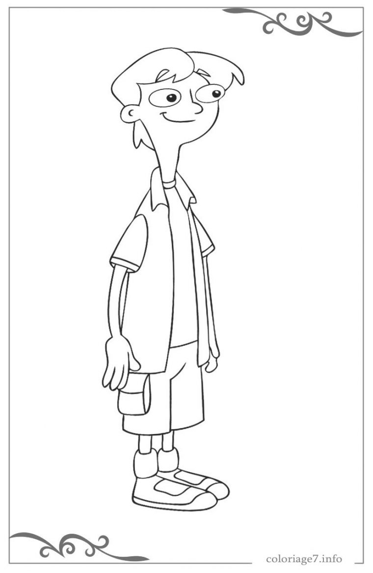 Phinéas Et Ferb Coloriages Et Images Gratuits À Colorier avec Dessin Phineas Et Ferb