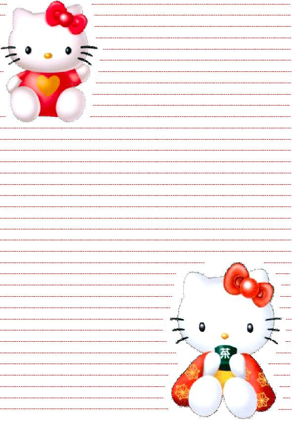 Photo Papier À Lettre Hello Kitty Imprimer Gratuitement destiné Papier À Lettre St Valentin Imprimer 