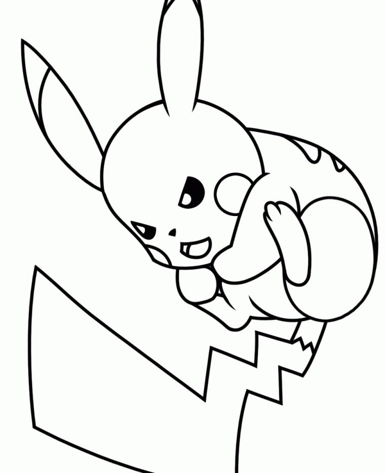 Pikachu Coloring Pages  The Sun Flower Pages pour Coloriage Pikachu