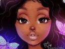Pin By Itscataleya___ On Beautiful Art  Black Girl Art intérieur Dessin Cheveaux