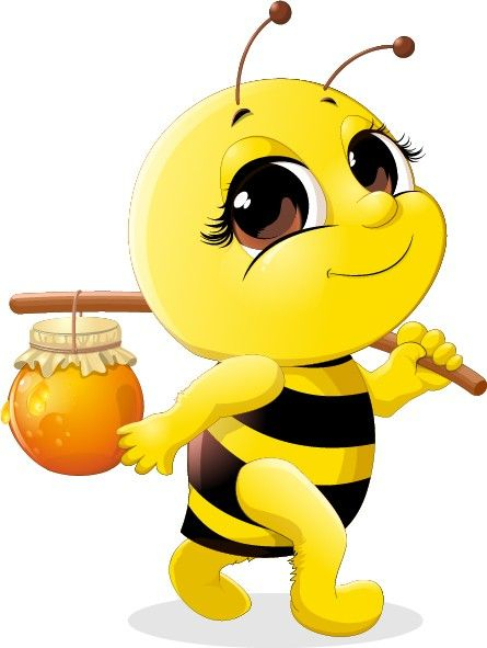 Pin By Sarah Biswabic On Cute  Cartoon Bee, Cute Bee, Bee Art tout Abeille Dessin 