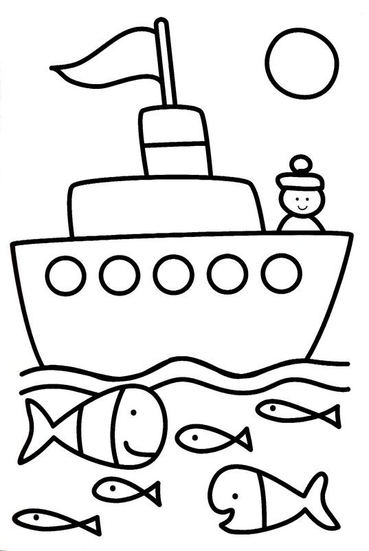 Pin Em Mer- Pirate destiné Coloriage Pour 2 Ans 