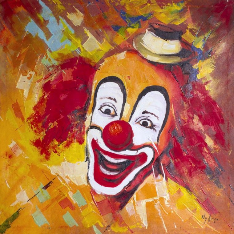 Pin On Art Peinture Clowns intérieur Dessins De Clowns