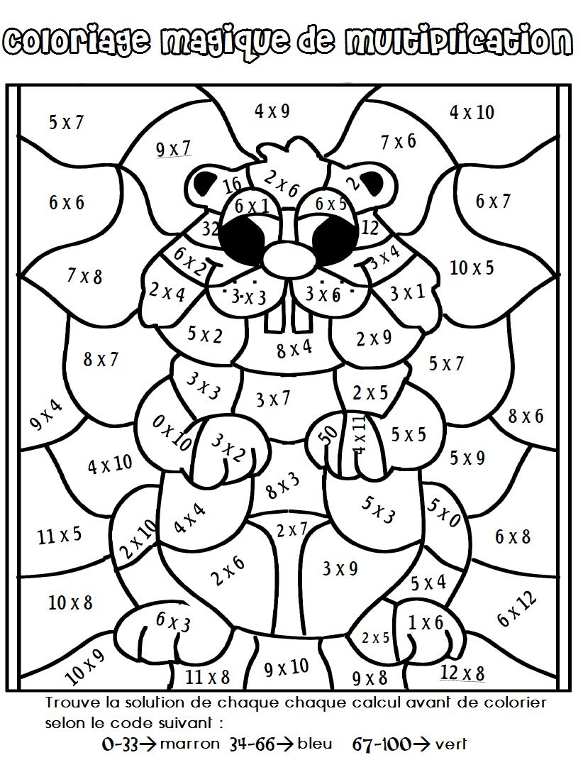 Pin On Çarpma dedans Coloriage Magique 3 Ans 