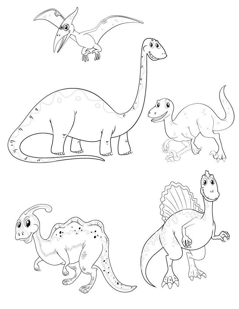 Pin On Coloriage D&amp;#039;Animaux - Animal Adult Coloring Page tout Coloriage De Dinosaure A Imprimer 