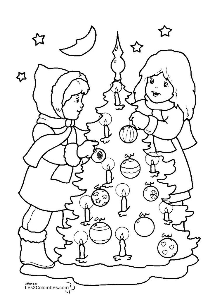 Pin On Coloriage Noel destiné Coloriage Gratuit De Noel A Imprimer