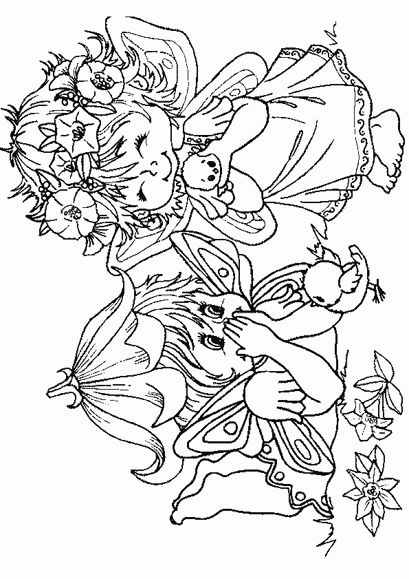 Pin On Coloriages De Fées Et Créatures Surnaturelles pour Coloriage Elfes Et Fées 