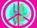 Pin On Hippie Love Peace &amp; And All Things 60'S concernant Dessin Peace And Love
