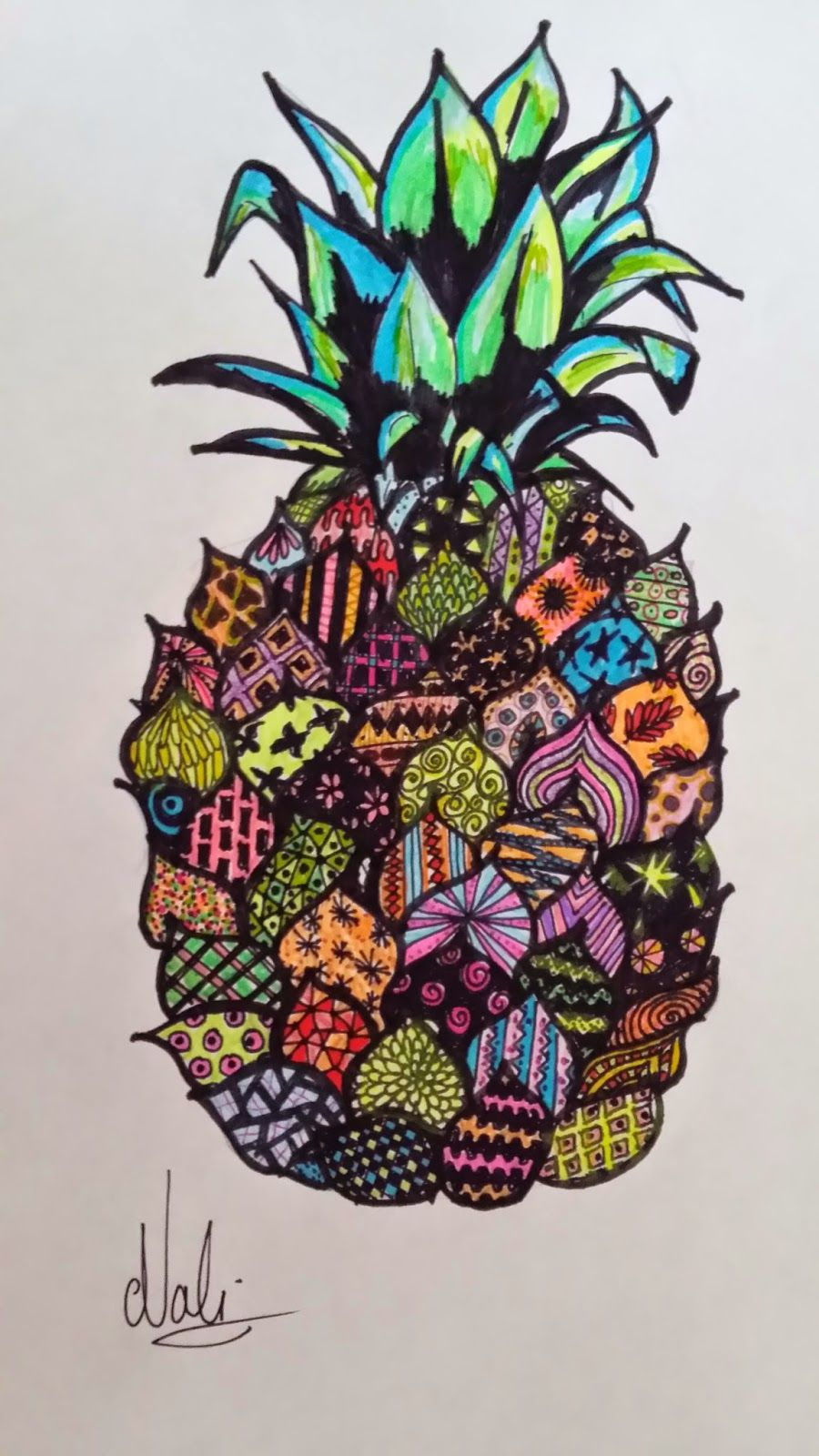 Pin On Images intérieur Ananas Dessin
