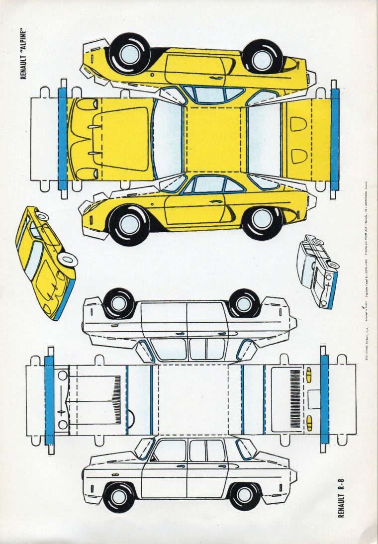 Pin On Paper Fun 37 tout Maquette De Voiture En Carton